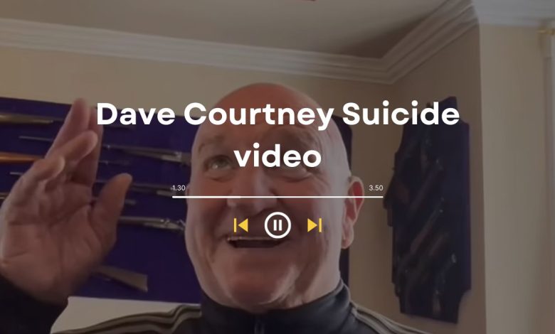 Dave Courtney Suicide video: Unveiling Personal Struggles