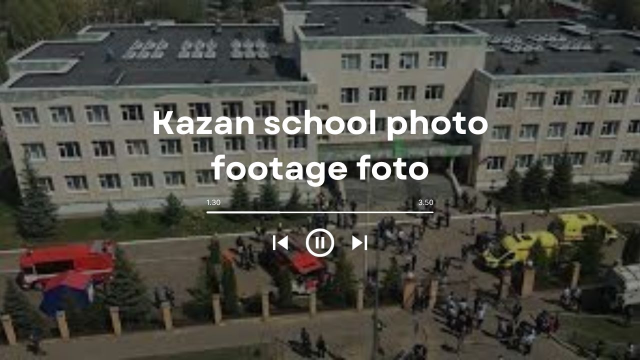 Kazan School Photo Footage Foto: Kazan School Shooting