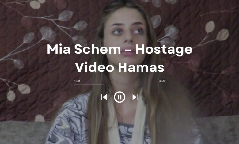 Mia Schem - Hostage Video Hamas: Reporting Live from Israel