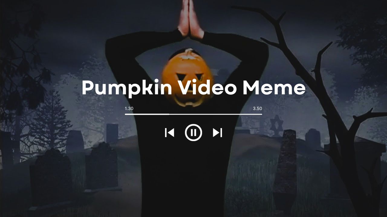 Pumpkin Video Meme Original Dancing Pumpkin Man Nowviralvideo Com