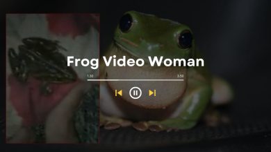 Frog Video Woman: Woman And Frog