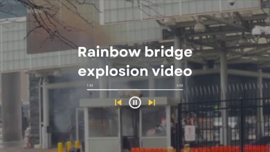 Rainbow bridge explosion video: Seeking Clarifications