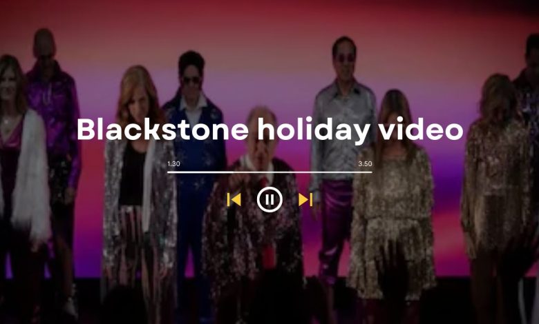 Blackstone holiday video: Blackstone's Yearly Tradition