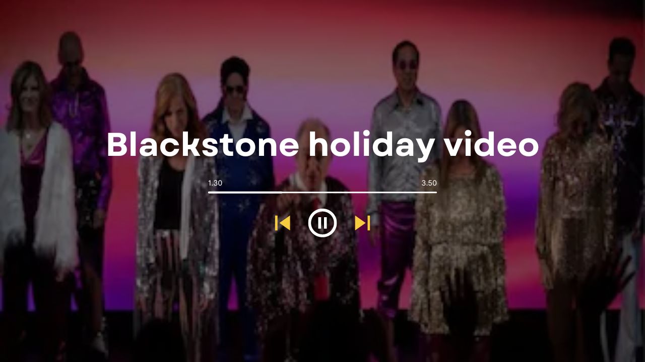 Blackstone holiday video: Blackstone's Yearly Tradition