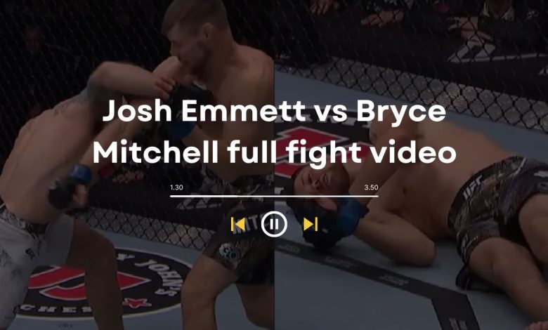 [FULL] Watch Josh Emmett vs Bryce Mitchell full fight video