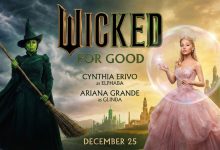 promotional poster showing the lead characters of the wicked movie